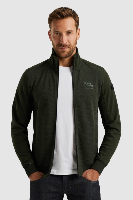 PME legend zip jacket jacquard interlock swea